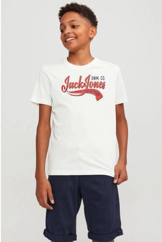 Jack & Jones Junior Shirt met ronde hals JJELOGO TEE SS NECK 2 COL AW23 NOOS JNR - Foto 3