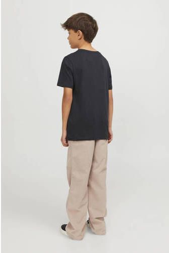 Jack & jones JUNIOR T-shirt JJSTEEL met printopdruk donkerblauw Jongens Katoen Ronde hals 128 - Foto 3