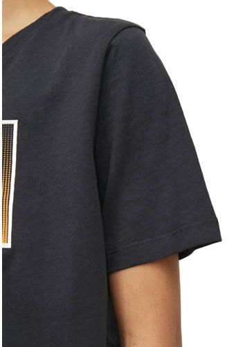 Jack & jones JUNIOR T-shirt JJSTEEL met printopdruk donkerblauw Jongens Katoen Ronde hals 128 - Foto 2