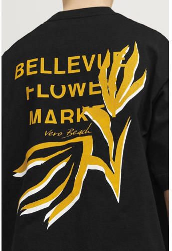 Jack & jones JUNIOR T-shirt JORFARO met backprint zwart Jongens Katoen Ronde hals 176 - Foto 2