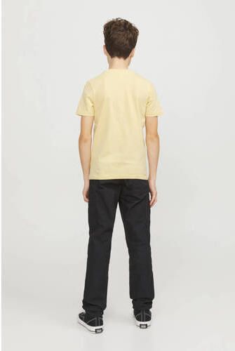 Jack & jones JUNIOR T-shirt JORHEAVENS met printopdruk geel Jongens Katoen Ronde hals 152 - Foto 3