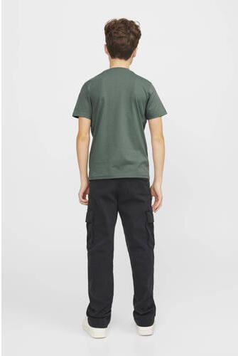 Jack & jones JUNIOR T-shirt JORHEAVENS met printopdruk groen Jongens Katoen Ronde hals 140 - Foto 3