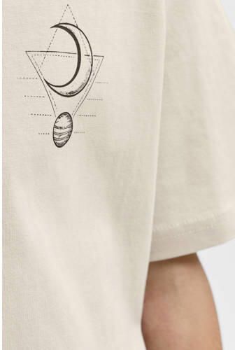 JACK & JONES JUNIOR T-shirt met backprint beige Jongens Katoen Ronde hals - Foto 2