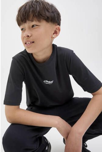 JACK & JONES JUNIOR T-shirt zwart Jongens Katoen Ronde hals Tekst - Foto 7