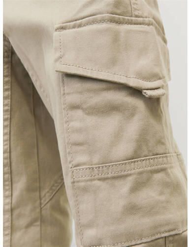 Jack & jones JUNIOR tapered fit cargobroek JPSTPAUL beige- Jongens Stretchkatoen 128 - Foto 12