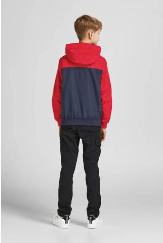 Jack & jones JUNIOR zomejas JJERUSH rood Jongens Polyester Capuchon Effen 140 - Foto 3