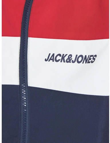 Jack & jones JUNIOR zomejas JJERUSH rood Jongens Polyester Capuchon Effen 140 - Foto 2