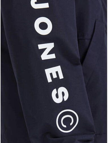 Jack & jones JUNIOR zomerjas JORLUKE donkerblauw Jongens Polyester Capuchon 128 - Foto 3