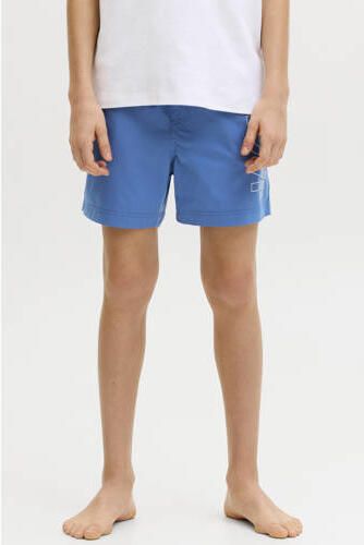 JACK & JONES JUNIOR zwemshort blauw Jongens Polyester Effen - Foto 4