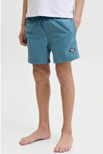 JACK & JONES JUNIOR zwemshort blauw Jongens Polyester - Foto 4