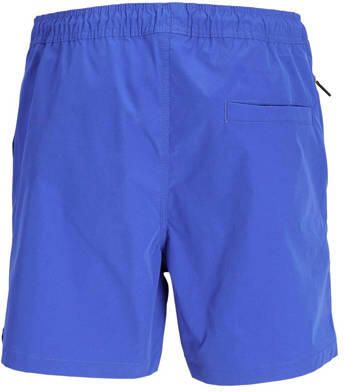 Jack & jones JUNIOR zwemshort JPSTFIJI Blauw Jongens Polyester Effen 128