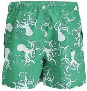 Jack & jones JUNIOR zwemshort JPSTFIJI groen Jongens Polyester All over print 152