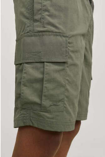 Jack & jones JUNIOR zwemshort JPSTFIJI olijfgroen Jongens Nylon Effen 164 - Foto 2