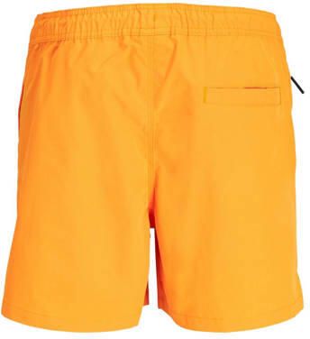 Jack & jones JUNIOR zwemshort JPSTFIJI Oranje Jongens Polyester Effen 128