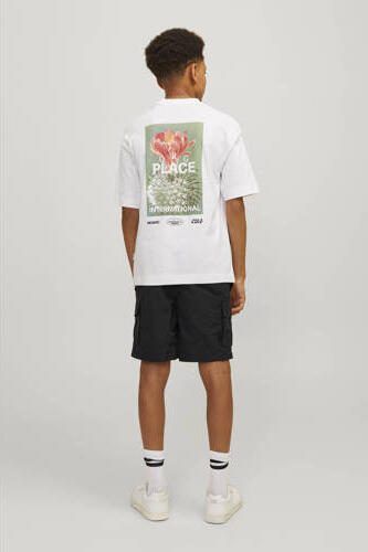 Jack & jones JUNIOR zwemshort JPSTFIJI zwart Jongens Nylon Effen 128 - Foto 2