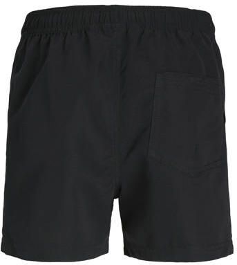 Jack & jones JUNIOR zwemshort JPSTFIJI zwart Jongens Polyester Effen 128