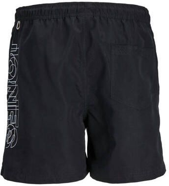 Jack & jones JUNIOR zwemshort JPSTFIJI zwart Jongens Polyester Effen 164 - Foto 3