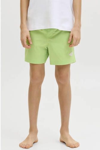JACK & JONES JUNIOR zwemshort limegroen Jongens Polyester Effen - Foto 4