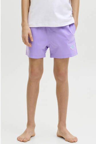 JACK & JONES JUNIOR zwemshort paars Jongens Polyester Printopdruk - Foto 4