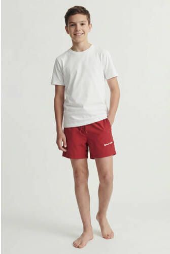 JACK & JONES JUNIOR zwemshort rood Jongens Polyester - Foto 3