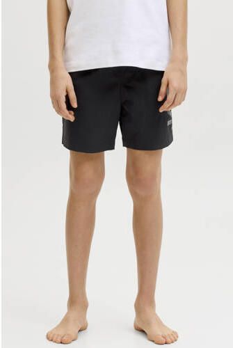 JACK & JONES JUNIOR zwemshort zwart Jongens Polyester Effen - Foto 4