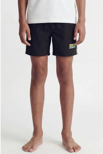 JACK & JONES JUNIOR zwemshort zwart Jongens Polyester - Foto 4