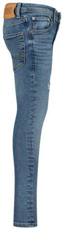 Jack & jones skinny jeans JJIDAN blue denim Blauw Jongens Stretchdenim 128 - Foto 3
