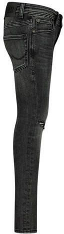 Jack & jones super skinny jeans JJIDAN black denim Zwart Jongens Stretchdenim 152 - Foto 2