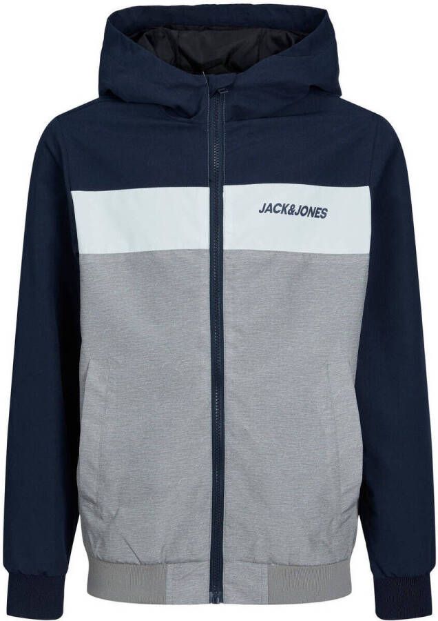 Jack & Jones Junior Outdoorjack JJERUSH waterafstotend met capuchon matte finish - Foto 4