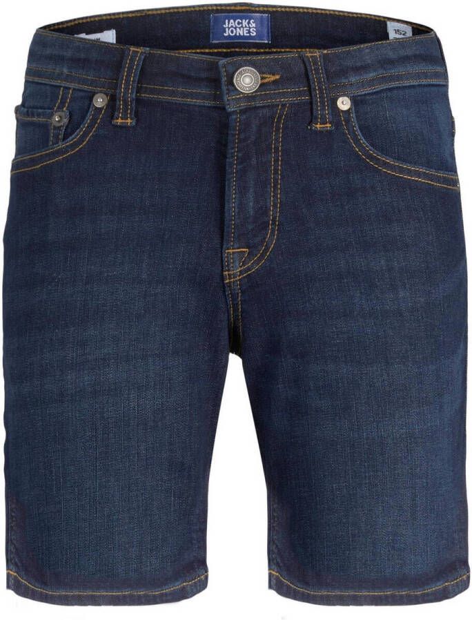Jack & jones JUNIOR denim short blue denim Blauw Jongens Stretchdenim Effen 134 - Foto 5
