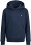 Jack & jones JUNIOR hoodie JJESTAR met tekst donkerblauw Sweater Tekst 128 - Thumbnail 3