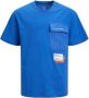 Jack & jones JUNIOR T-shirt JCOMAGIC met backprint blauw Jongens Katoen Ronde hals 152 - Thumbnail 2