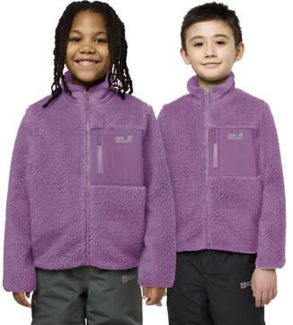 Jack Wolfskin teddy outdoor vest paars Effen