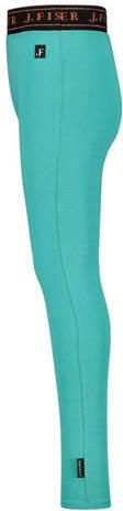 Jake Fischer legging turquoise Blauw Meisjes Stretchkatoen Effen 164 - Foto 3