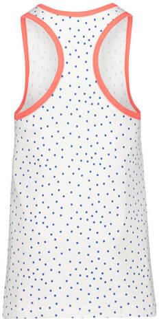 Jake Fischer T-shirt met all over print wit donkerblauw Meisjes Stretchkatoen Ronde hals 104 - Foto 2