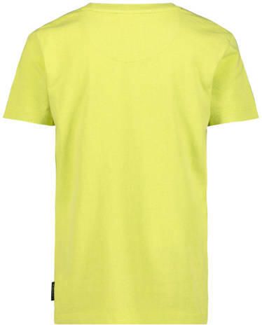 Jake Fischer T-shirt met logo groen Jongens Katoen Ronde hals Logo 116 - Foto 2