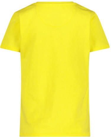 Jake Fischer T-shirt met printopdruk geel Jongens Katoen Ronde hals Printopdruk 104 - Foto 2