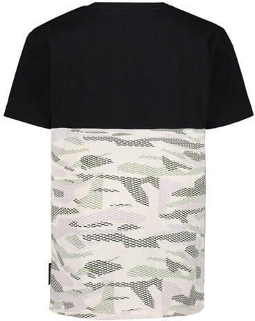 Jake Fischer T-shirt zwart wit lila Jongens Katoen Ronde hals Meerkleurig 116 - Foto 2