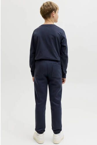 JJ REBEL JUNIOR regular casual broek donkerblauw Jongens Polyester Effen - Foto 4