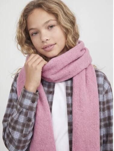 JJXX GIRL JXLESLIE sjaal roze Meisjes Polyester Effen - Foto 3