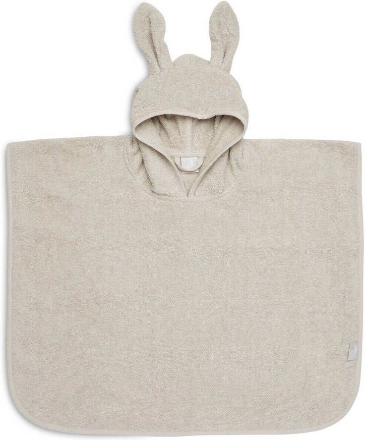 Jollein badponcho Nougat Handdoek badcape Beige Effen