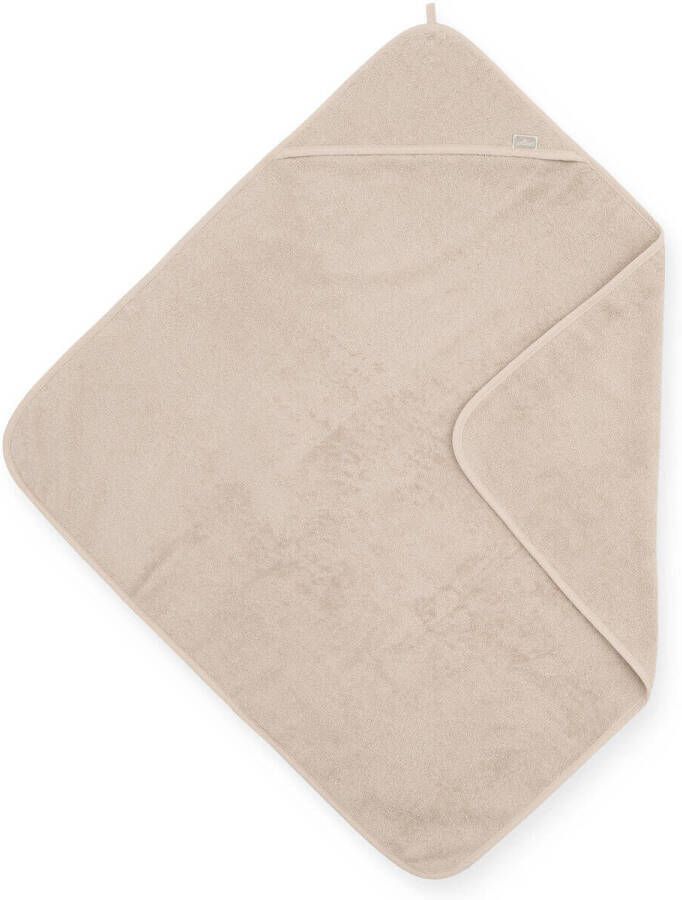 Jollein badstoffen badcape 75x75cm beige Handdoek badcape Personage