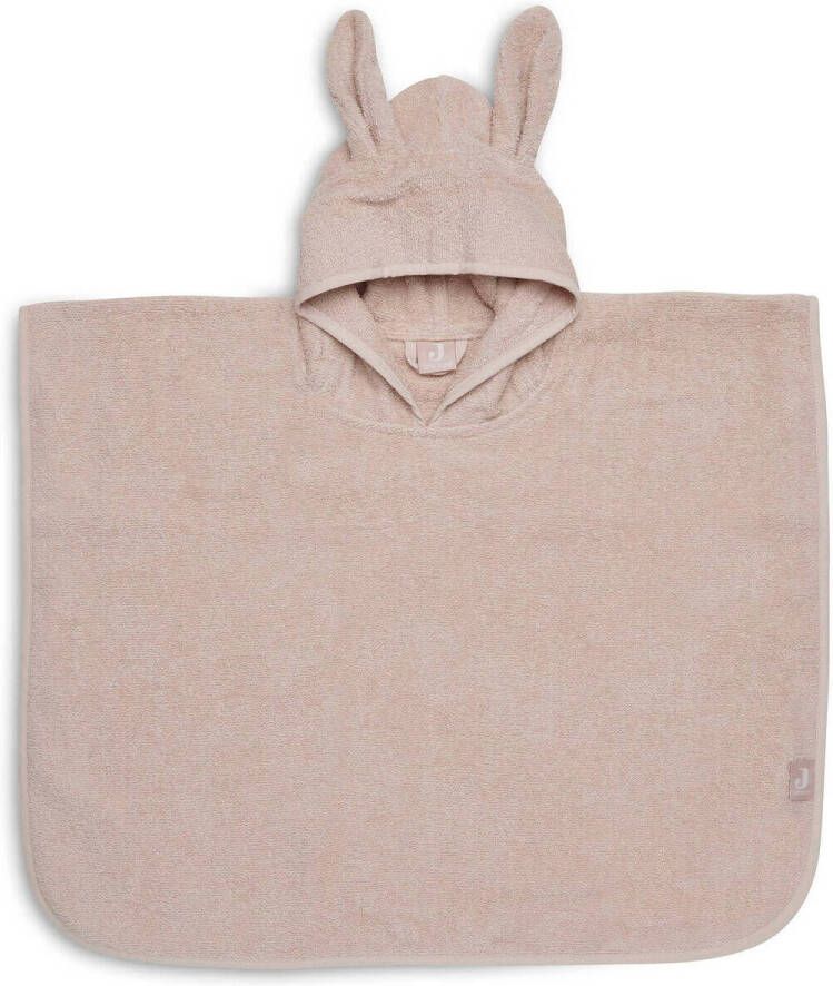 Jollein badponcho Pale Pink Handdoek badcape Roze Effen