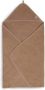 Jollein badstof badcape 75x75cm Biscuit Handdoek badcape Bruin Effen - Thumbnail 1