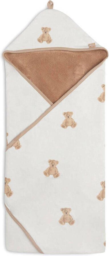 Jollein universele wikkeldeken voor maxi cosi groep 0+ 3 5 punts Teddy Bear 85x85 cm Ecru - Foto 3