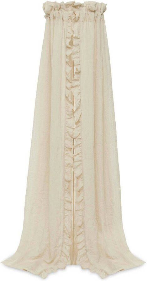 Jollein sluier Vintage Ruffle 155 cm Nougat Baby sluier Beige Effen - Foto 2