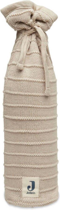 Jollein kruikenzak Pure Knit Nougat Beige Effen | Kruikenzak van