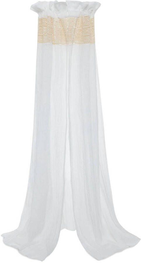 Jollein vintage sluier 155 cm Boho Lace Ivory Baby sluier Ecru Effen - Foto 2
