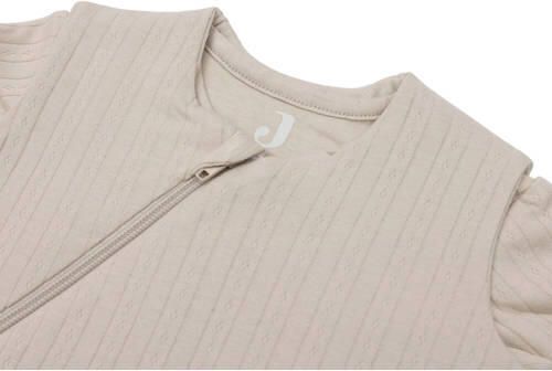 Jollein 4-seizoenen baby slaapzak 60cm Ajour Nougat Babyslaapzak Beige - Foto 2