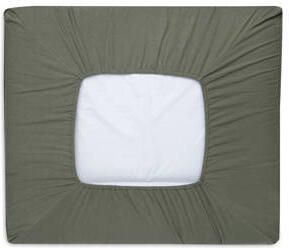 Jollein aankleedkussenhoes 75x85cm Pure Knit Leaf Green Groen Effen - Foto 4